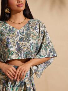 Vixey Paisley Print Flowy Boxy Woven Crop Vacation Top, Boho, Vacation Outfits Woman, Beach Outfits For Woman, Spring Outfits For Women, Summer Clothes, Summer Dresses, Vacation, Spring Break, Vacation Outfits Women, Island Vacation Outfits