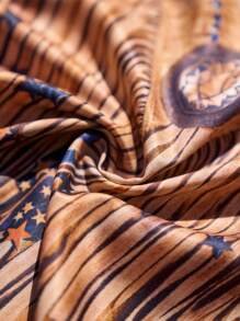 LanaWest 女士数码印花轻便夏季休闲衬衫