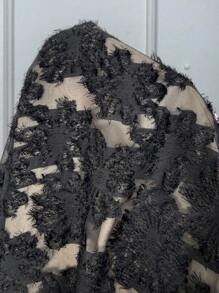 Elenzga 大码女士优雅提花长吊带连衣裙，适合新年、音乐节、情人节、感恩节、圣诞节、万圣节、复活节、狂欢节和其他场合，如休闲聚会、海滩度假、公园野餐、通勤和购物