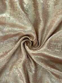 Chiquease Abito da donna monocolore con fiocco metallico e senza maniche - Dorato - Visualizzare 7