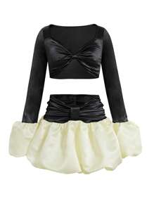 INAWLY 女士时尚衬衫，简约时尚，适合日常休闲穿着 - 黑色 - 查看 5