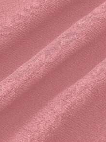 SHEIN LUNE Pantalones casuales de pierna ancha con diseño de palillo de dientes, para mujer de talla grande, de moda, adelgazantes y versátiles
