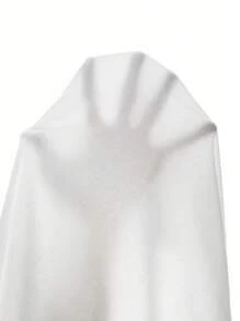 Calvaya Camiseta gráfica de manga corta de cuello redondo con el texto "YHWH Lungs Christian, Delante y Detrás, Cada respiración pronuncia Su nombre, Nombre de Dios" para mujer de talla grande - Blanco - Ver 6