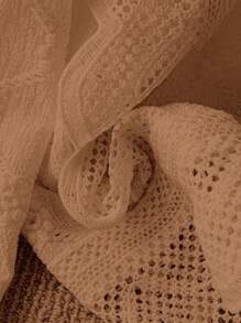 Franclia Women's Lace Trim French Collar Button Front Long Sleeve Blouse Women Shirt Lace Shirtwhite Young Girls Blouses Fall Cloth For Women - Brown - View 5