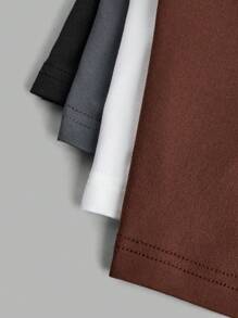 SHEIN EZwear 4件套加大码休闲简约吊带背心套装 - 彩色 - 查看 11