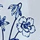 Blue and White