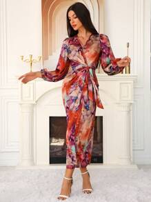 Modelyn Women Long Dress Casual Minimalist Fashion For Everyday Wear