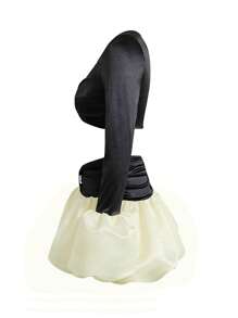 INAWLY 女士时尚衬衫，简约时尚，适合日常休闲穿着 - 黑色 - 查看 7