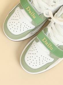 CUCCOO EASI Women's Solid Color Lace-Up Simple Casual Platform Wedges Sneakers Spring Summer Shoe Tainers