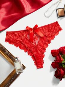 Plus Size Kant Holle Strik Sexy Ondergoed