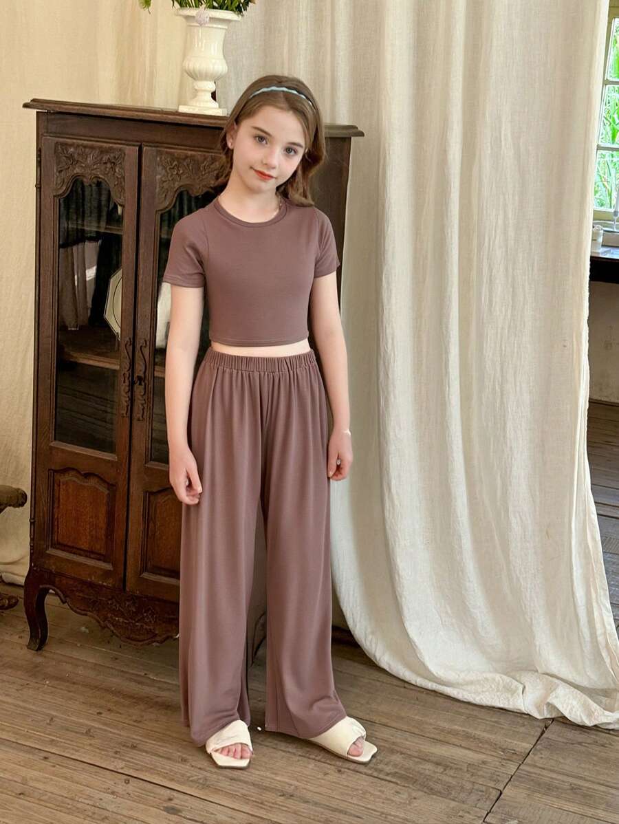 LMoss Kids LMoss Tween Girls Sets - Coffee Brown - View 1