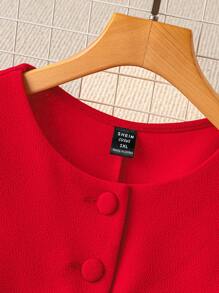 SHEIN LUNE Plus Size Solid Color Button Front Sleeveless Casual Top And Shorts Set Western Wear Women Boho Bohemian 90s Clothes Festival Old Money Summer Outfits For Women Summer Boho Old Money Summer Outfits For Women Spring Break Rave Outfits Festival Spring Break Outfits