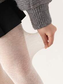 ROMWE Kawaii Strumpbyxor/Strumpbyxor/Leggings/Skinny Byxor för damer - Vitt - Visa 2