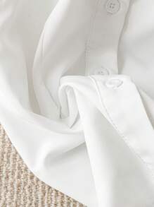 GlowEve Women's Sleeveless Blouse With Floral 3D Decor, Solid Color French Chic Slim Fit Design, Spring/Summer