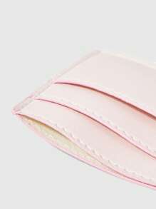 ROMWE Kawaii 可爱粉色蝴蝶结设计便携式卡包钱包 - 粉色 - 查看 4