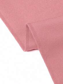SHEIN LUNE Pantalones casuales de pierna ancha con diseño de palillo de dientes, para mujer de talla grande, de moda, adelgazantes y versátiles