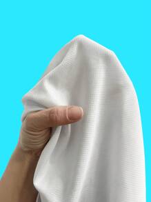 Manfinity LEGND 男士字母五角星印花V领短袖休闲T恤 - 黑與白 - 查看 5