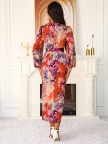 Modelyn Women Long Dress Casual Minimalist Fashion For Everyday Wear