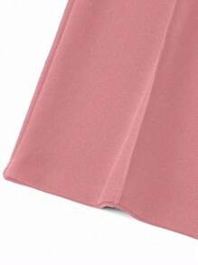 SHEIN LUNE Pantalones casuales de pierna ancha con diseño de palillo de dientes, para mujer de talla grande, de moda, adelgazantes y versátiles