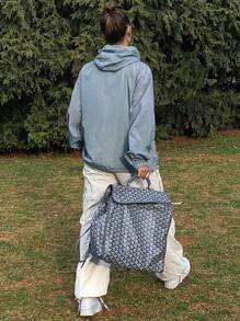 Livesso Women Loose Long Sleeve Pockets Casual Sports Lightweight Sunscreen Jacket, Summer - Blue - View 2