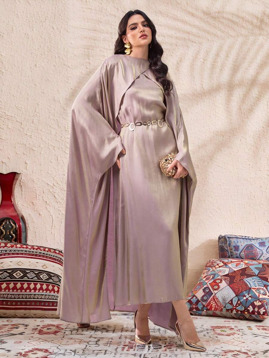 Al Najma Women's Turkish Maxi Dress & Arabic Traditional Abaya, Modest Kaftan