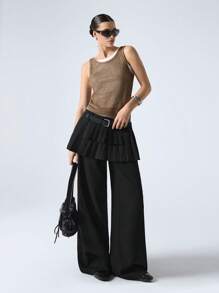 LYSMO 网眼针织背心 简约时尚 日常休闲