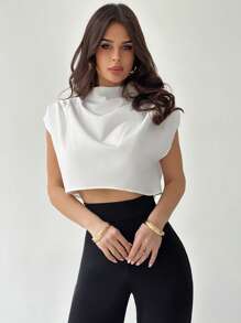 Firerie Áo thun crop top và quần ống loe - Nhiều màu - Xem 3