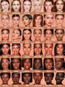 SHEGLAM Complexion Pro Long Lasting Breathable Matte Foundation Sample-Hazelnut Matte Sweat-Proof Foundation Oil Control Full Coverage Pore-Less Concealer Waterproof Flawless Non-Fading Weightless Liquid Foundation Brand Beauty Makeup Face Paint Cosmetic For Women Girls Perfect For Spring Summer Ideal For Y2K Fancy Fashion Suitable For Birthday Mother'S Day Gift Rave Party Ready Best Color - Hazelnut - View 7