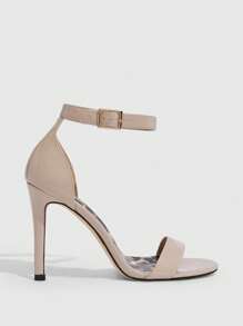 CUCCOO SZL Sandales à talons hauts à imprimé léopard pour femmes, design à boucle réglable, à la mode, à porter au quotidien