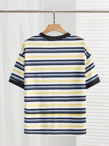 Manfinity VCAY Tricou casual unisex cu mânecă scurtă, cu mânecă scurtă, cu grafică pentru mașină și câine, potrivit pentru purtarea de zi cu zi
