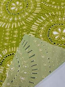 Lyxana 女士花卉印花 V 领蝙蝠袖宽松休闲衬衫、短袖上衣 - 彩色 - 查看 8