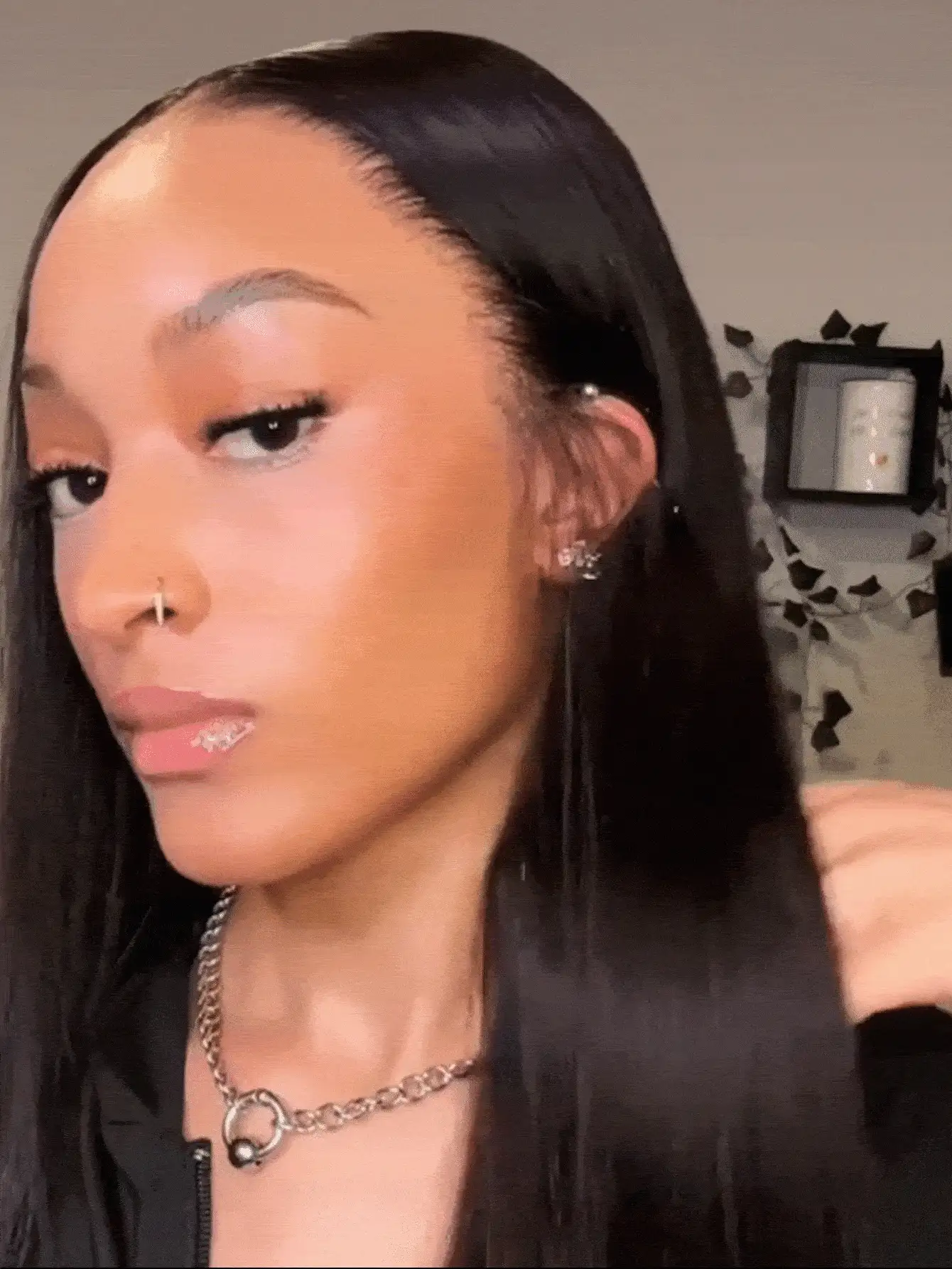 TrueHD 高清蕾絲直筒前蕾絲假髮180%密度16-20寸人類假髮