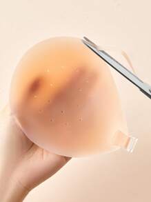 LUVLETTE 可重复使用粘性自粘式露背无肩带穿孔隐形硅胶提升文胸 - 附赠乳贴 - 即用型旅行必备乳贴