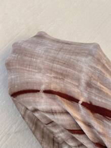 SHEIN VCAY 大码蜡染印花宽松阔腿度假休闲裤