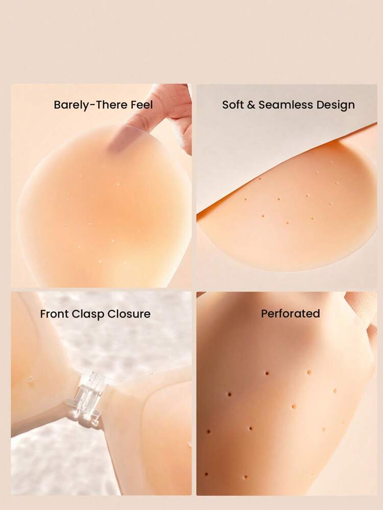 Reusable Self-Adhesive Backless Strapless Bra