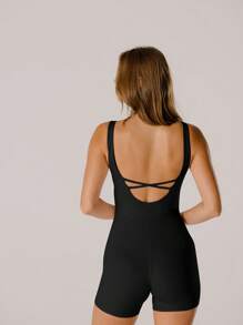 Aralina Leisurewear Active 粉彩粉色紧身塑身衣 Active 连体裤