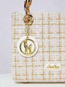 Women Handbag, Luxury Shoulder Bag, White Crossbody Bag, Large Capacity Winter Gifts