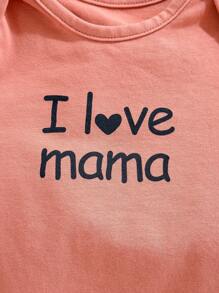 Loomiva Newborn Baby 3pcs Slogan Graphic Bodysuit - Multicolor - View 5