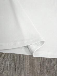 Áo thun cổ tròn in hình thánh giá và Chúa Jesus nhiều màu đá quý tôn giáo dành cho nữ - trắng - Xem 5
