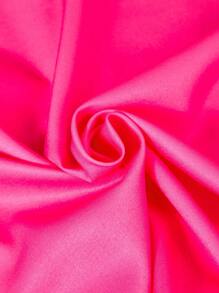 SHEIN Tween Girls Casual Versatile LA Print Shirt, Commuter Friendly - Pink - View 5