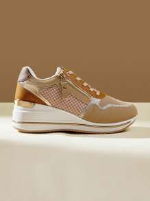 CUCCOO EASI Women's Low-Top Canvas Skate Shoes, New Casual Sneaker, Fashion Sport Shoes, White Trainers Spring Shoes Easter Tainers