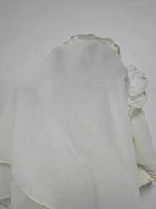 INAWLY Women Autumn Stylish Lace Patchwork Ruffle Hem Fitted Cropped Tank Top - Apricot - View 8