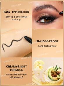 SHEGLAM Bold Moves Kohl Cream Eyeliner Pencil Henna Graduation Birthday Holiday Summer Fall Autumn Y2K Fancy Fashion Women Makeup Cosmetic Party Beach Travel Camping Outdoors School Campus Trip Festivals Decor Gift Present Rose Girl Cosplay Best Color Charm Vibe