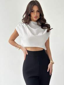 Firerie Áo thun crop top và quần ống loe - Nhiều màu - Xem 4