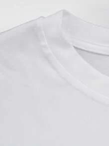 有趣的“我只是一位老太太”图案 T 恤，女式休闲 T 恤