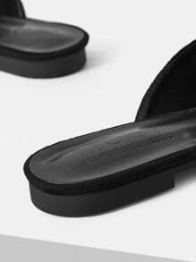 MOTF PREMIUM WOMEN'S COMFORT SIMPLE ROUND TOE FLATS FOR CHRISTMAS - Black - View 6