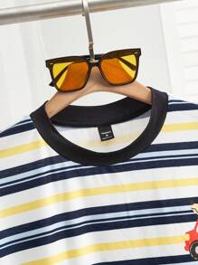 Manfinity VCAY Tricou casual unisex cu mânecă scurtă, cu mânecă scurtă, cu grafică pentru mașină și câine, potrivit pentru purtarea de zi cu zi
