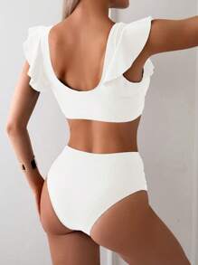 SHEIN Swim 女士休闲简约时尚泳装套装