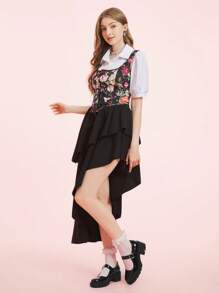 CUCCOO DOLLMOD Sugerpunk Women Adjustable Buckle Fashionable Platform & Chunky Heel Pumps Spring Summer Shoe - Black - View 10