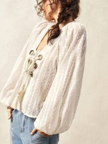 Bohemela BOHO Women's Shirt Simple Fashion Casual Daily Long Sleeve